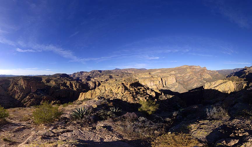 Fish Creek West Overlook, Apache Trail, January 9, 2013